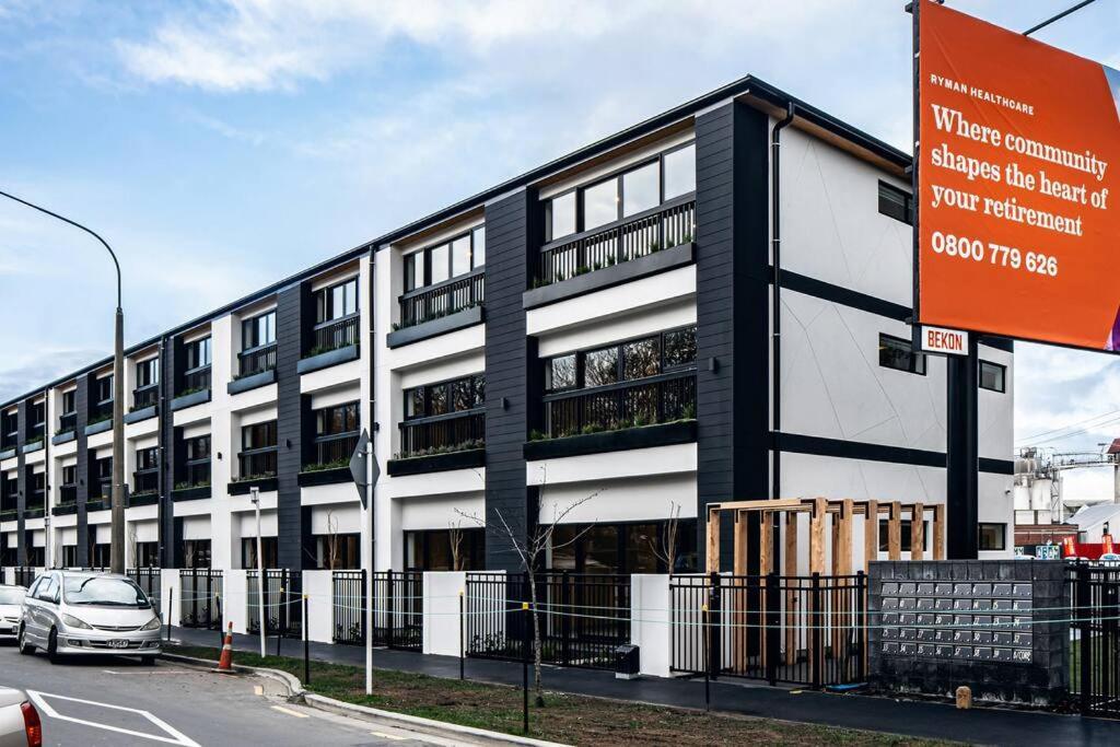 Stellar Central City Apartment - Hagley Park Christchurch Buitenkant foto